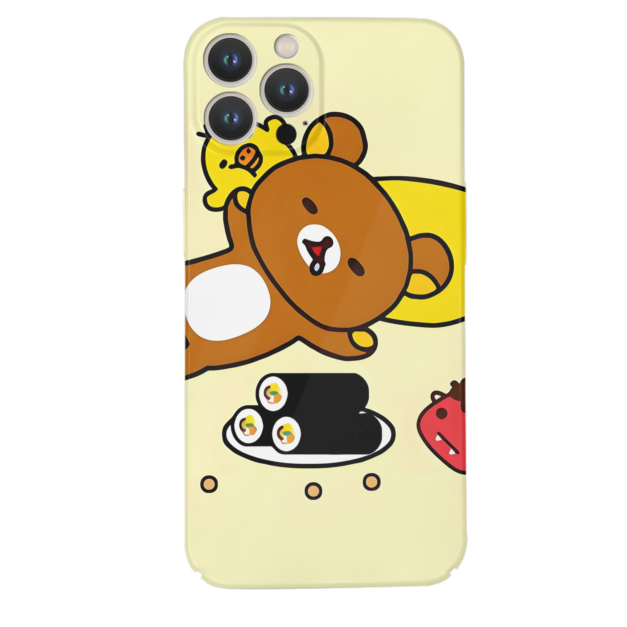 （画像用） リラックマ リラックマ キイロイトリ Rilakkuma Korilakkuma Kiiroitori 【iPhone 14シリーズ対応】ハードケース